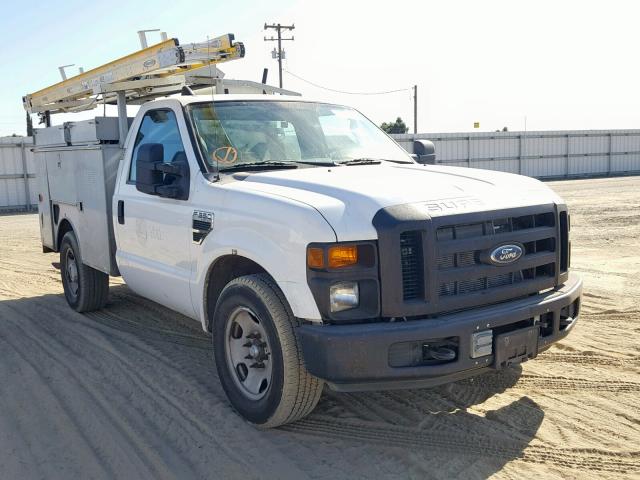 1FTWF30538EA29450 - 2008 FORD F350 SRW S WHITE photo 1