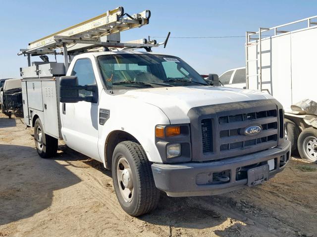 1FDWF305X8EC89548 - 2008 FORD F350 SRW S WHITE photo 1