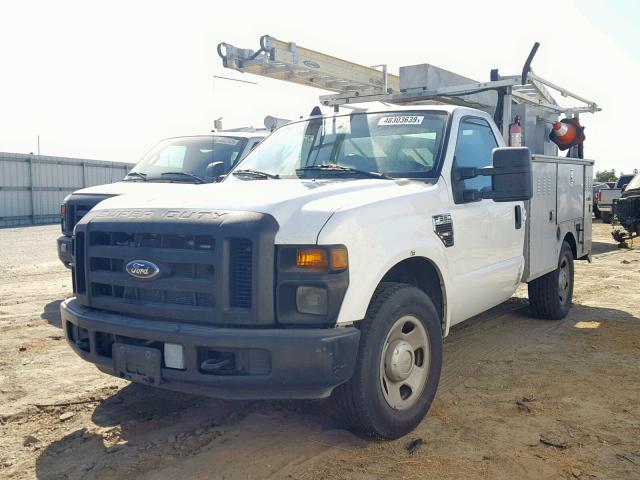 1FDWF305X8EC89548 - 2008 FORD F350 SRW S WHITE photo 2