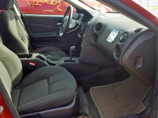 2G2WP552281173746 - 2008 PONTIAC GRAND PRIX RED photo 5