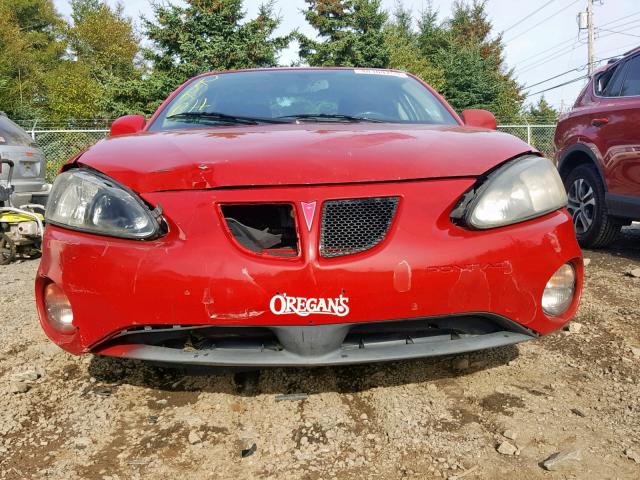 2G2WP552281173746 - 2008 PONTIAC GRAND PRIX RED photo 9