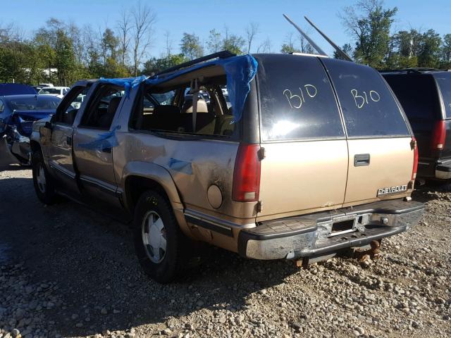 3GNFK16R6XG132774 - 1999 CHEVROLET SUBURBAN K GOLD photo 3