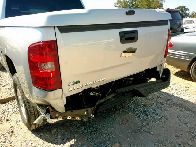 1GCPKTE37BF140382 - 2011 CHEVROLET SILVERADO SILVER photo 9