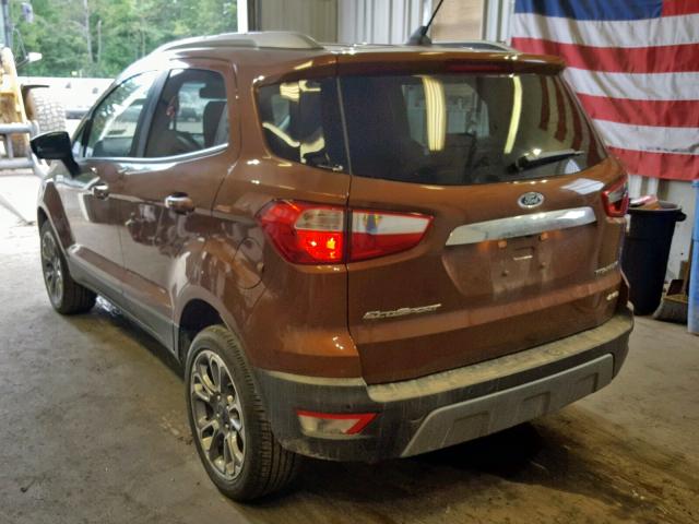 MAJ6S3KL7KC281699 - 2019 FORD ECOSPORT T BROWN photo 3