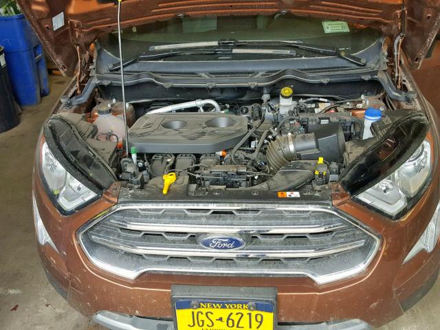 MAJ6S3KL7KC281699 - 2019 FORD ECOSPORT T BROWN photo 7