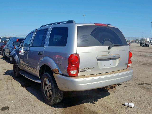 1D4HB58246F164960 - 2006 DODGE DURANGO LI SILVER photo 3