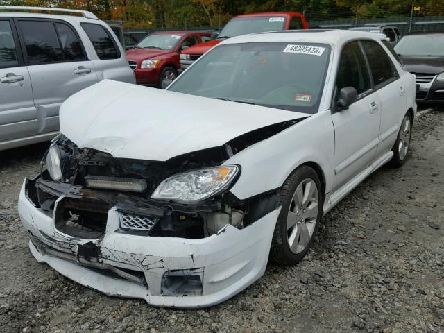 JF1GG68626G818857 - 2006 SUBARU IMPREZA OU WHITE photo 2