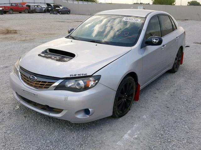 JF1GE74608G517377 - 2008 SUBARU IMPREZA WR SILVER photo 2