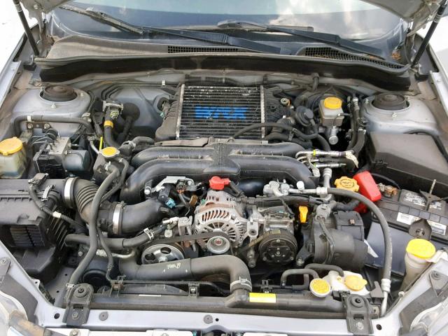 JF1GE74608G517377 - 2008 SUBARU IMPREZA WR SILVER photo 7