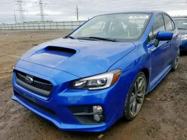 JF1VA1J64H9823720 - 2017 SUBARU WRX LIMITE BLUE photo 2