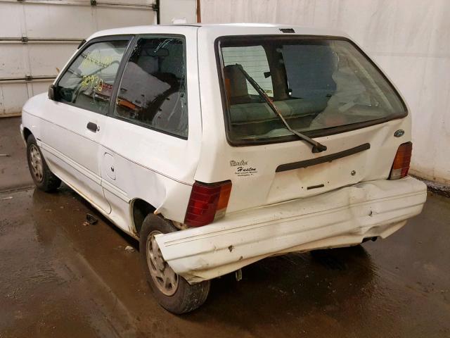 KNJPT06H8N6124909 - 1992 FORD FESTIVA GL WHITE photo 3