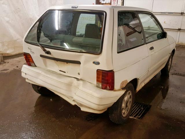 KNJPT06H8N6124909 - 1992 FORD FESTIVA GL WHITE photo 4