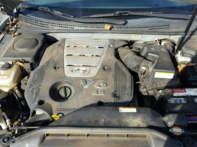 KMHFC46F06A120139 - 2006 HYUNDAI AZERA SE SILVER photo 7