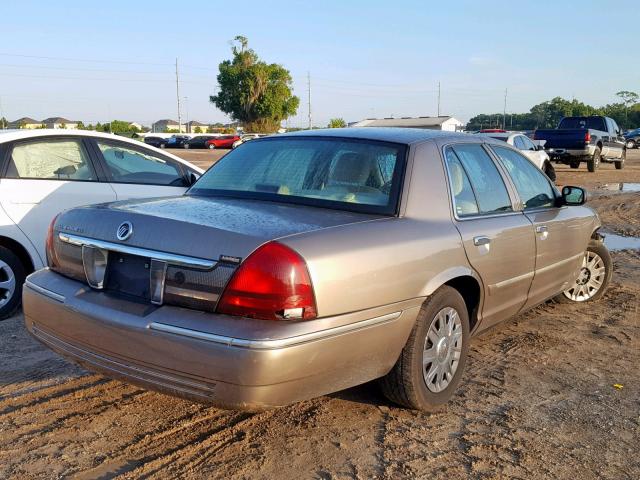 2MEFM74V76X628420 - 2006 MERCURY GRAND MARQ BROWN photo 4