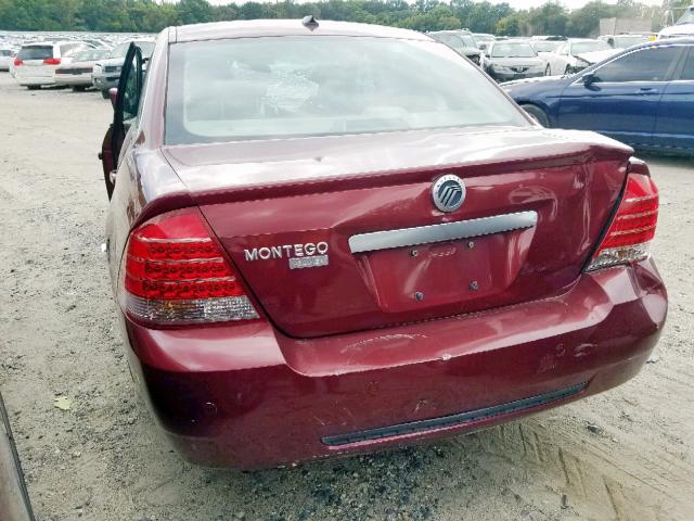 1MEHM42197G603632 - 2007 MERCURY MONTEGO PR 红色 照片 3