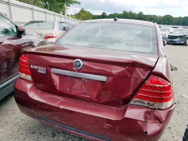 1MEHM42197G603632 - 2007 MERCURY MONTEGO PR 红色 照片 4