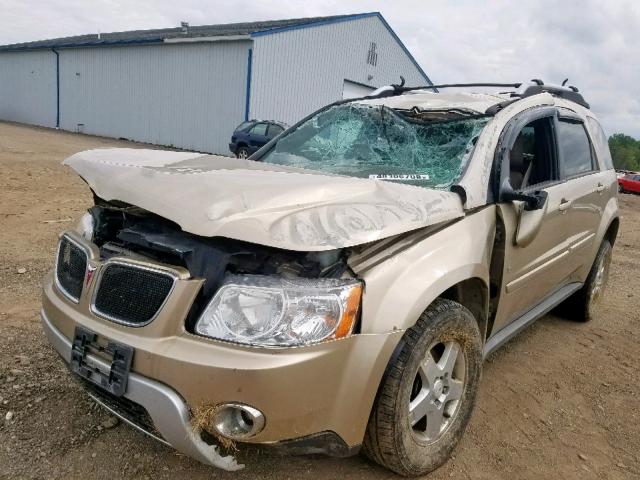 2CKDL63F866195592 - 2006 PONTIAC TORRENT GOLD photo 2