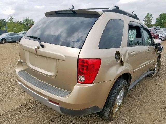 2CKDL63F866195592 - 2006 PONTIAC TORRENT GOLD photo 4