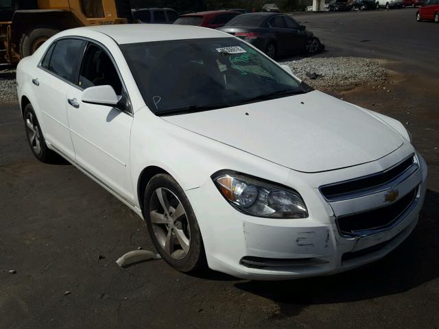 1G1ZC5E04CF357518 - 2012 CHEVROLET MALIBU 1LT WHITE photo 1