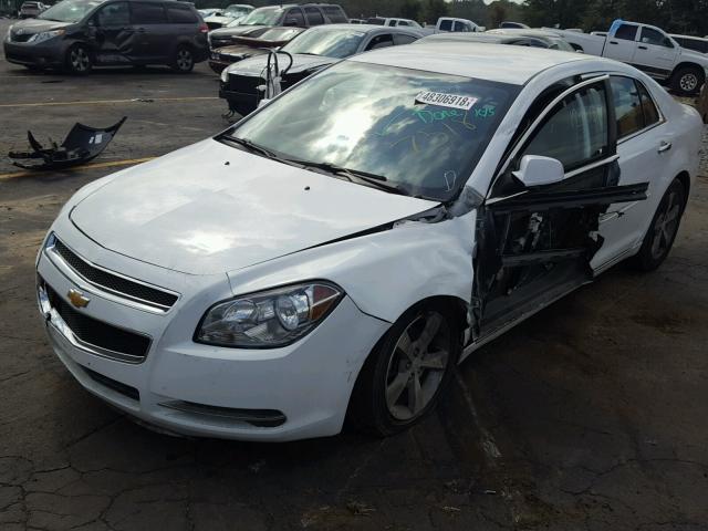 1G1ZC5E04CF357518 - 2012 CHEVROLET MALIBU 1LT WHITE photo 2