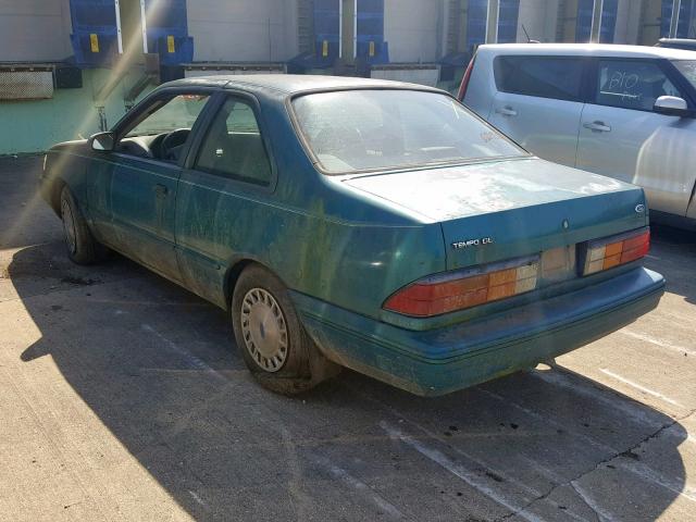 1FAPP31X2PK168203 - 1993 FORD TEMPO GL BLUE photo 3