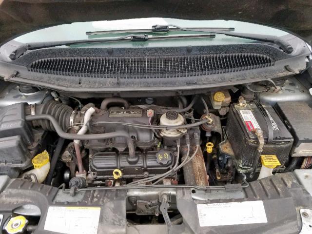 1C4GP45R25B391575 - 2005 CHRYSLER TOWN & COU BLUE photo 7