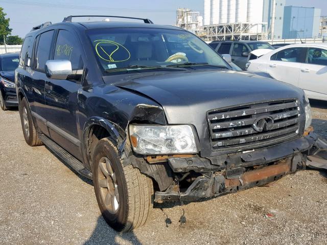 5N3AA08C84N809743 - 2004 INFINITI QX56 GRAY photo 1