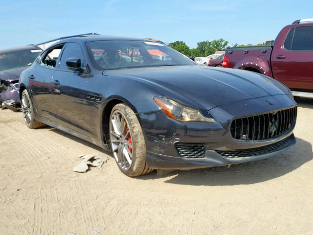 ZAM56PPA3E1078328 - 2014 MASERATI QUATTROPOR BLACK photo 1