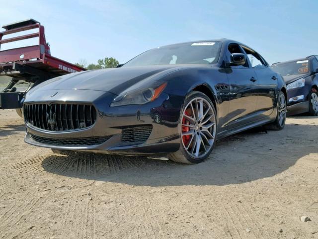 ZAM56PPA3E1078328 - 2014 MASERATI QUATTROPOR BLACK photo 2