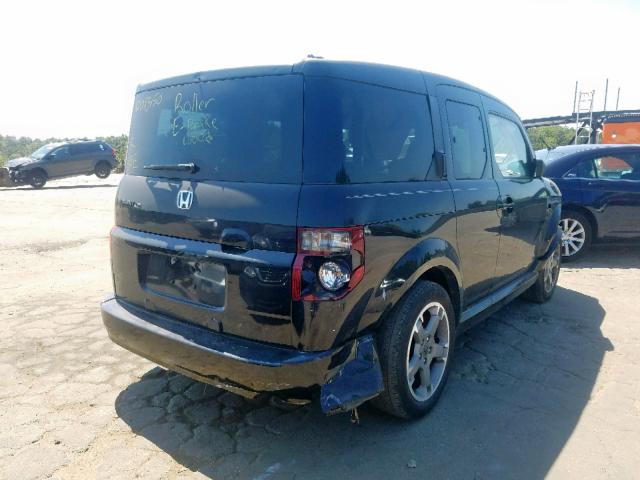 5J6YH18997L001350 - 2007 HONDA ELEMENT SC BLACK photo 4