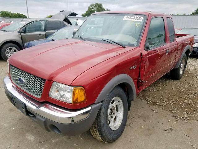 1FTZR45EX2TA79123 - 2002 FORD RANGER SUP RED photo 2