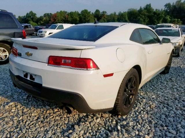 2G1FA1E33E9156670 - 2014 CHEVROLET CAMARO LS WHITE photo 4