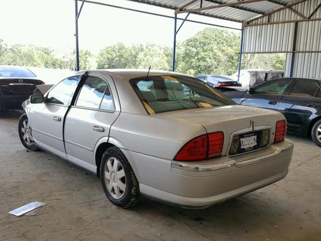 1LNHM87A32Y622080 - 2002 LINCOLN LS SILVER photo 3
