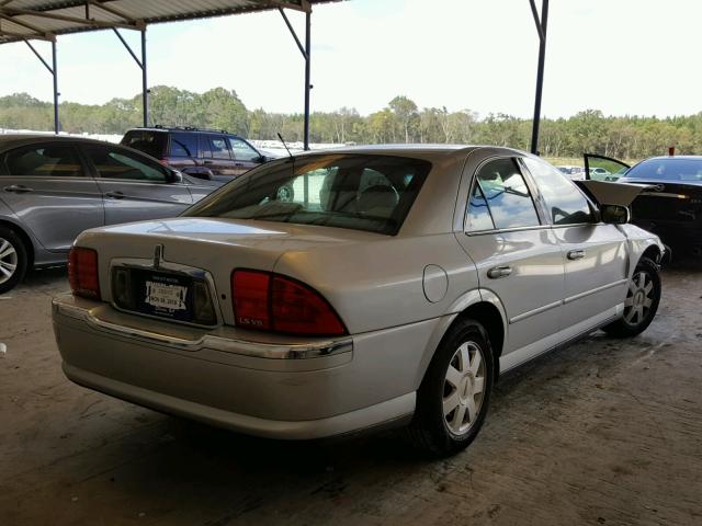 1LNHM87A32Y622080 - 2002 LINCOLN LS SILVER photo 4