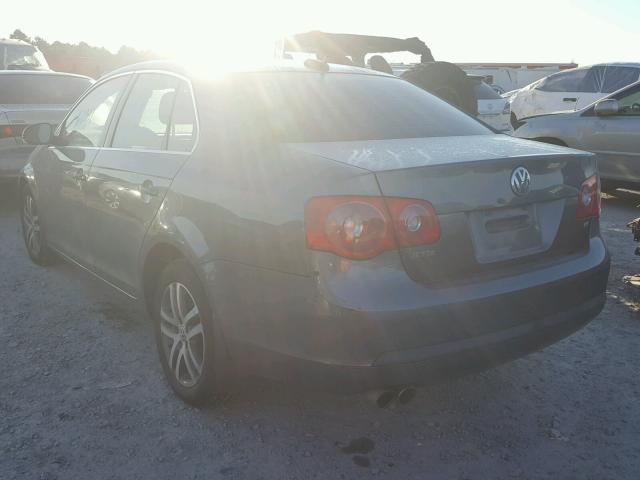 3VWDF71K26M730603 - 2006 VOLKSWAGEN JETTA 2.5L GRAY photo 3