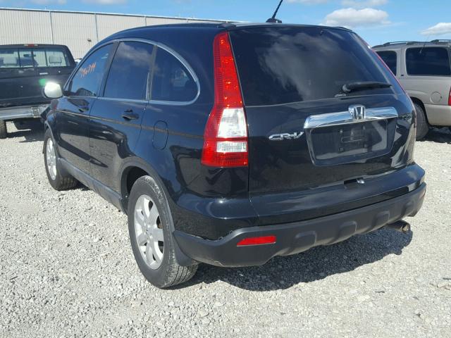 5J6RE48719L035749 - 2009 HONDA CR-V EXL BLACK photo 3