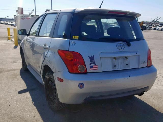 JTKKT624350126114 - 2005 TOYOTA SCION XA SILVER photo 3