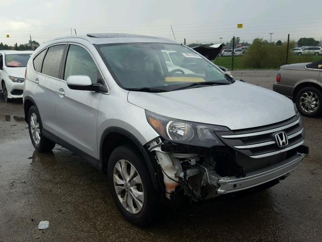 2HKRM4H79DH685323 - 2013 HONDA CR-V EXL SILVER photo 1