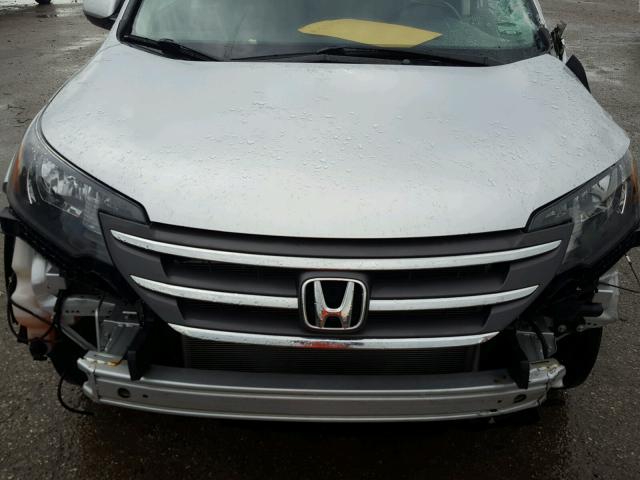 2HKRM4H79DH685323 - 2013 HONDA CR-V EXL SILVER photo 7