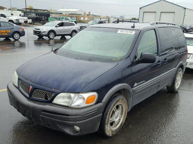 1GMDU03E84D133676 - 2004 PONTIAC MONTANA BLUE photo 2