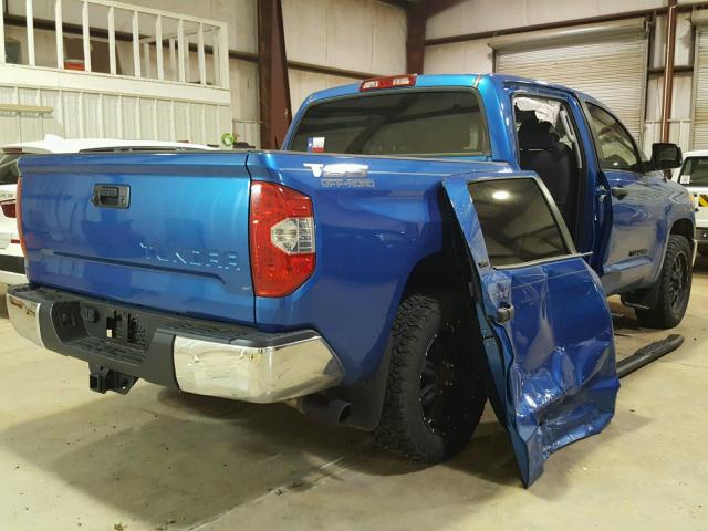 5TFEM5F12HX114172 - 2017 TOYOTA TUNDRA CRE BLUE photo 4