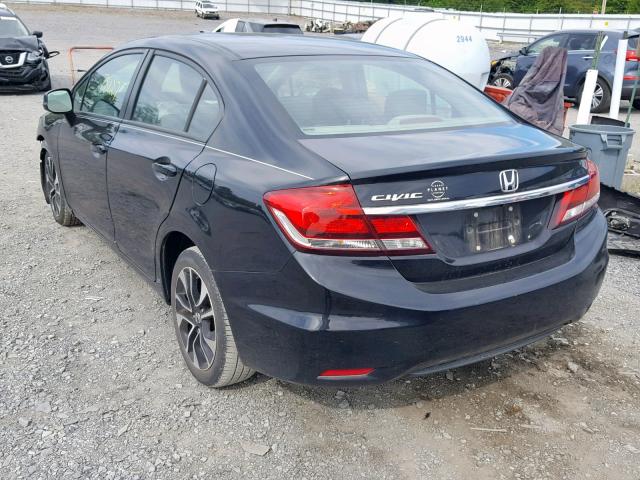 19XFB2F94DE245242 - 2013 HONDA CIVIC EXL 黑色 照片 3