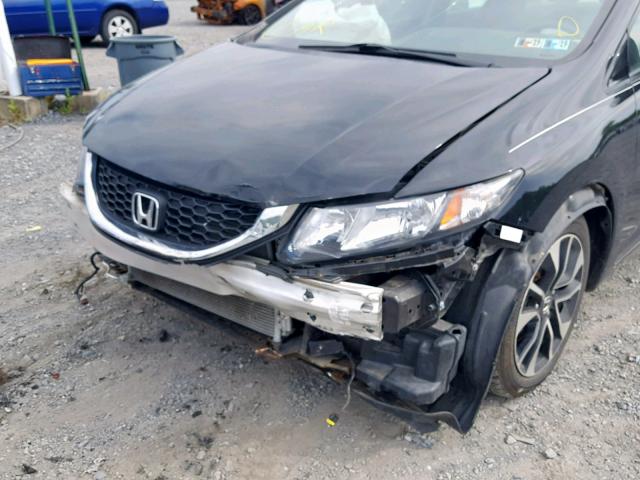 19XFB2F94DE245242 - 2013 HONDA CIVIC EXL 黑色 照片 9