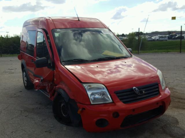 NM0KS9BN9AT019434 - 2010 FORD TRANSIT CO RED photo 1