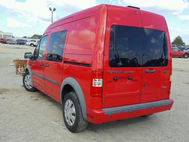 NM0KS9BN9AT019434 - 2010 FORD TRANSIT CO RED photo 3