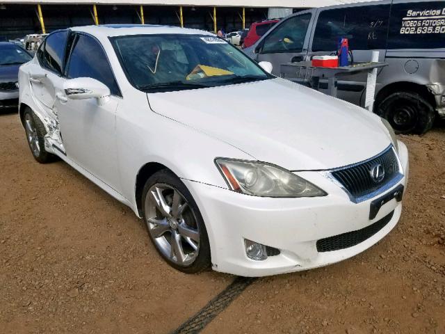 JTHBK262395105024 - 2009 LEXUS IS 250 WHITE photo 1