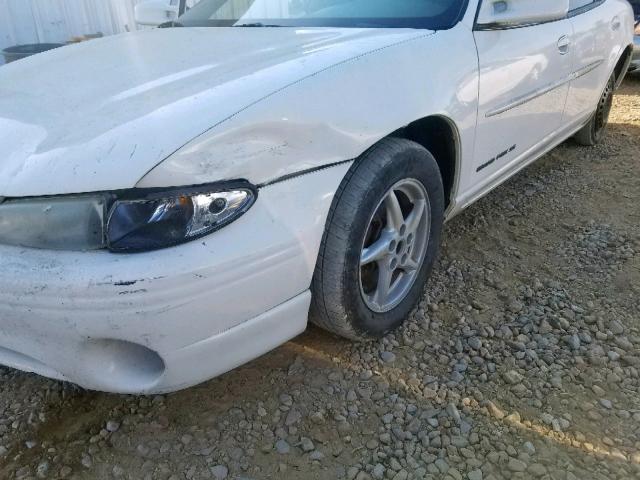 1G2WK52J12F286923 - 2002 PONTIAC GRAND PRIX WHITE photo 9