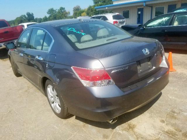 1HGCP36848A052472 - 2008 HONDA ACCORD EXL GRAY photo 3