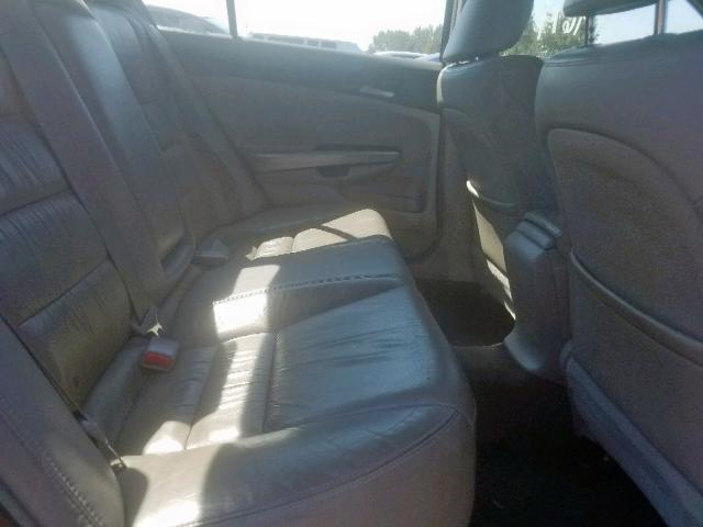 1HGCP36848A052472 - 2008 HONDA ACCORD EXL GRAY photo 6