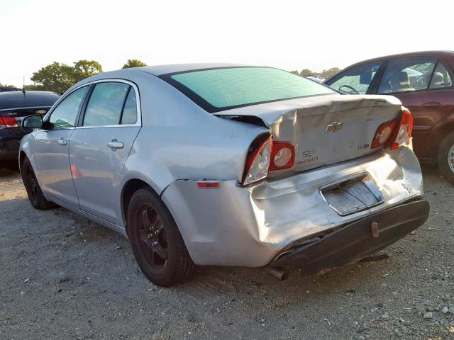 1G1ZC5E07AF200157 - 2010 CHEVROLET MALIBU 1LT SILVER photo 3